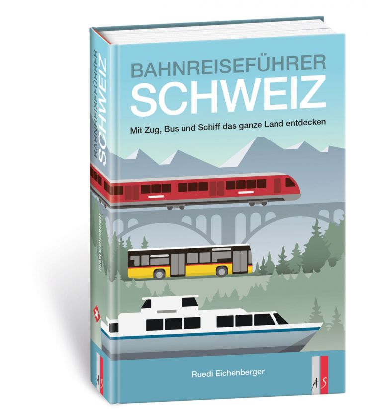 Buchcover Bahnreiseführer Schweiz